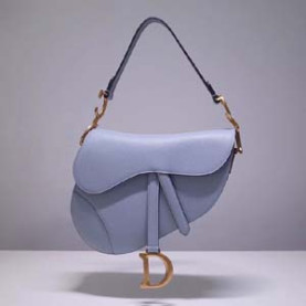 DIOR 디올 새들백 연블루