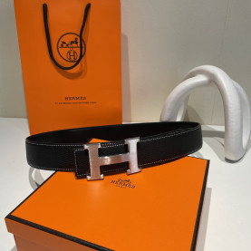 1위 HERMES 에르메스 벨트 남성용 (금장/은장) (3.8cm) H100