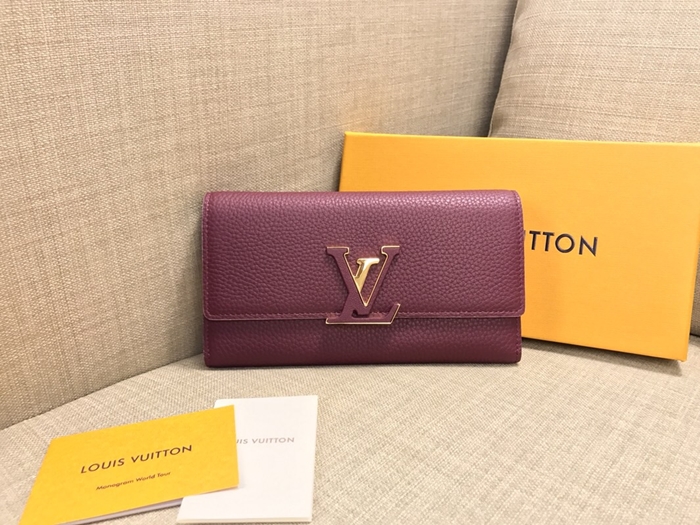 LOUIS VUITTON 루이비통 카푸신 월릿 레이즌 M62368 lv 여자지갑 5120