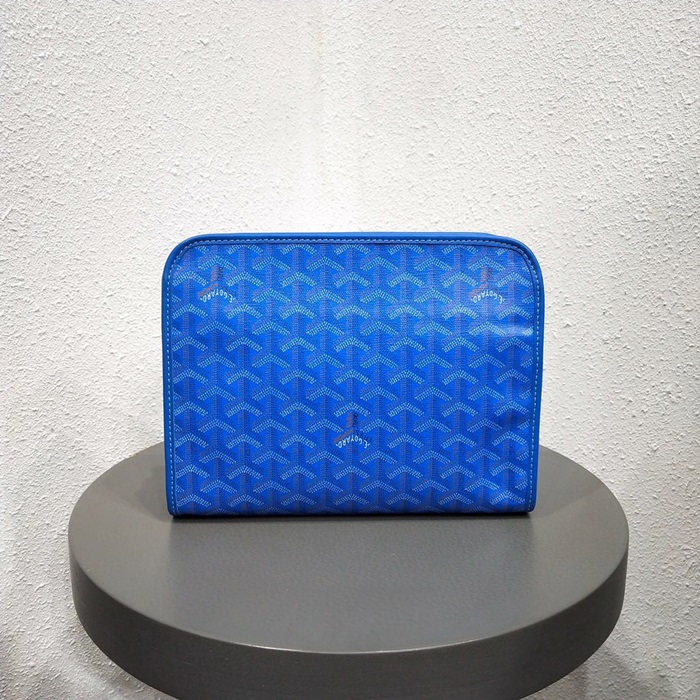 GOYARD 고야드 2020 PVC 남여공용 클러치백,GYB0205,24.5CM,블루