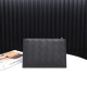BOTTEGA VENETA 보테가베네타 2020 레더 남여공용 클러치백, BVB0449,30.5cm블랙