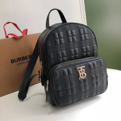 BURBERRY 2020 Mm / Wm Leather Back Pack - 버버리 2020 남여공용 레더 백팩 ,BURB0455,32cm, 블랙