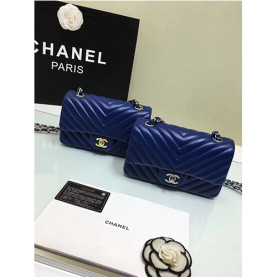 CHANEL 샤넬 쉐브론 클래식 뉴미니 A1119-1