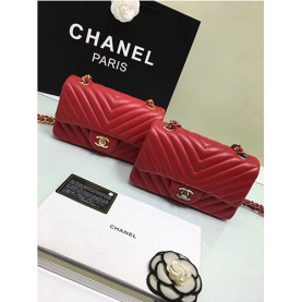 CHANEL 샤넬 쉐브론 클래식 뉴미니 A1119-3