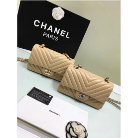 CHANEL 샤넬 쉐브론 클래식 뉴미니 A1119-4