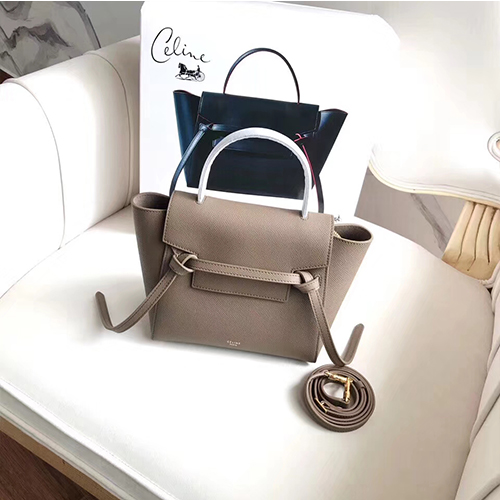 CELINE 셀린느 벨트백 미니 20cm 그레이