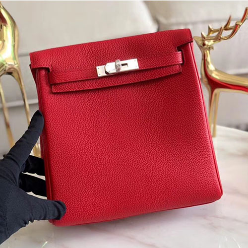 HERMES [프리미엄]에르메스 켈리아도 백팩 22cm-2 토고 은장