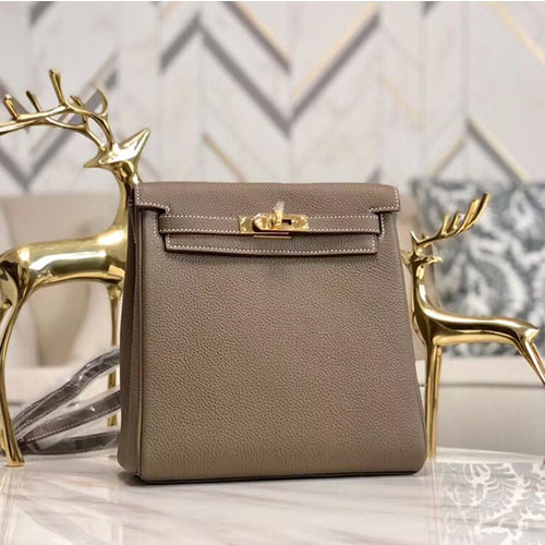 HERMES [프리미엄]에르메스 켈리아도 백팩 22cm-21 토고 금장