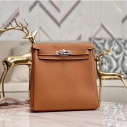 HERMES [프리미엄]에르메스 켈리아도 백팩 22cm-23 토고 은장