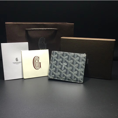 GOYARD 고야드 빅투와르 반지갑-그레이