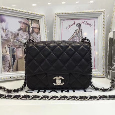 CHANEL 샤넬 쁘띠삭 연예인 미니백 은장 AS0115 17CM
