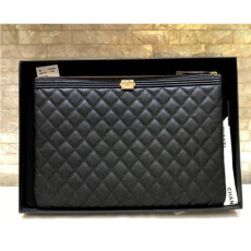 CHANEL 샤넬 캐비어 클러치 33CM AS1034
