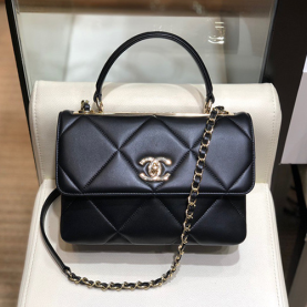 CHANEL 샤넬 탑핸들 플랩백 AS92236-2 /신상