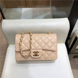 CHANEL 샤넬 캐비어 미니 숄더백  20CM 금장 1116 신상