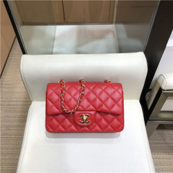 CHANEL 샤넬 캐비어 미니 숄더백  20CM 금장 1116 신상