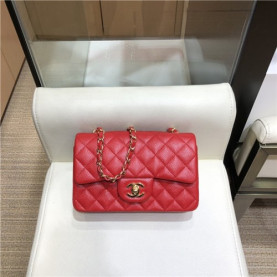 CHANEL 샤넬 캐비어 미니 숄더백  20CM 금장 1116 신상