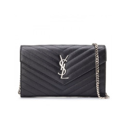 41위 SAINT LAURENT  생로랑 체인크로스 은장 Y201365-2