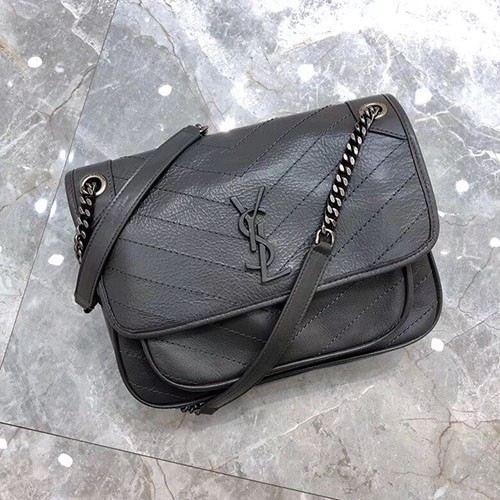 SAINT LAURENT 생로랑 인기 빈티지선셋백 미듐 28CM  Y10532-1