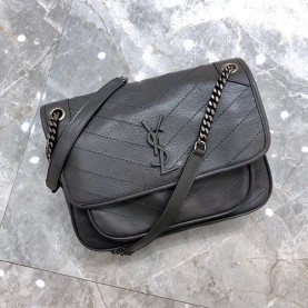SAINT LAURENT 생로랑 인기 빈티지선셋백 미듐 28CM  Y10532-1