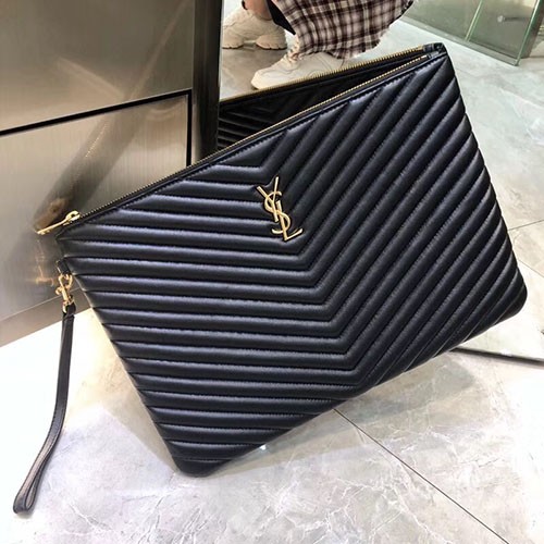 SAINT LAURENT 생로랑 클러치 금장 Y12004