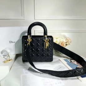 DIOR 디올 신상 레이디 블랙 24CM D10508-2