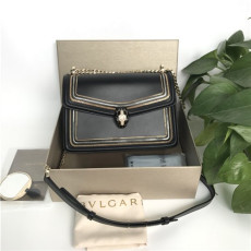 BULGARI 불가리 세르펜티 다이아몬드 블라스트 체인 숄더백 BV28656-1 신상