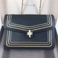 BULGARI 불가리 세르펜티 다이아몬드 블라스트 미니 체인 숄더백 BV28655-1 신상