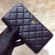 CHANEL CHANEL 샤넬 장지갑 양가죽 금장 18.5CM AS305216