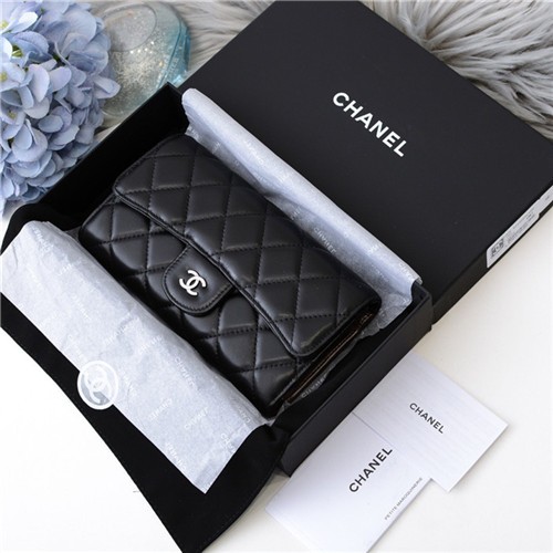 CHANEL 샤넬 램스킨 장지갑 19CM AS90811 2020/신상