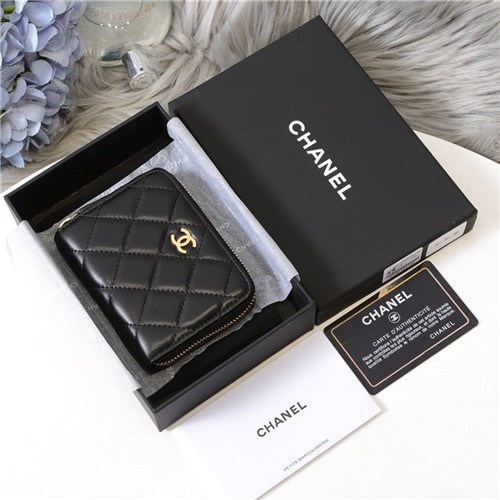 CHANEL 샤넬  램스킨  카드&동전지갑 C0019-1 2020/신상