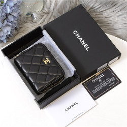 CHANEL 샤넬  램스킨  카드&동전지갑 C0019-1 2020/신상