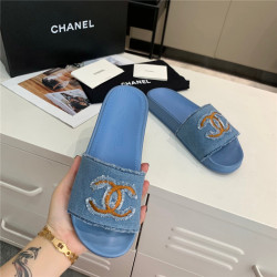 CHANEL 샤넬 여성용 데님 슬리퍼 C50995-1 2020/신상