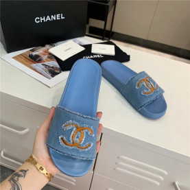 CHANEL 샤넬 여성용 데님 슬리퍼 C50995-1 2020/신상