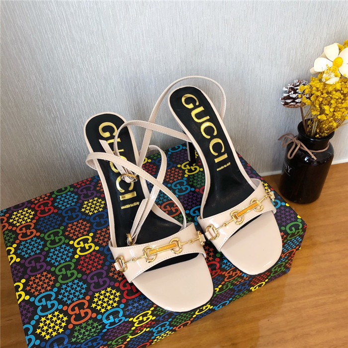 GUCCI 구찌 여성용 힐샌들 (힐높이10.5CM) G43009-1
