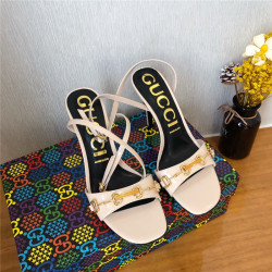 GUCCI 구찌 여성용 힐샌들 (힐높이10.5CM) G43009-1