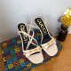 GUCCI 구찌 여성용 힐샌들 (힐높이10.5CM) G43009-1