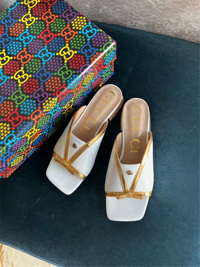 GUCCI 구찌 굽슬리퍼 (굽높이3CM) G49115-1