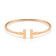 13위 TIFFANY&CO 티파니앤코  T 스퀘어 브레이슬릿 팔찌 (골드/실버/로즈골드)