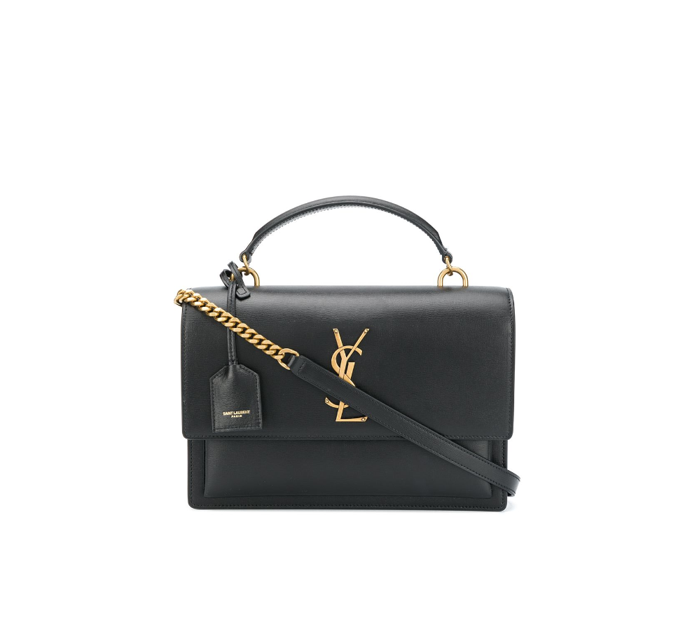 SAINT LAURENT 생로랑 선셋백 25CM 금장