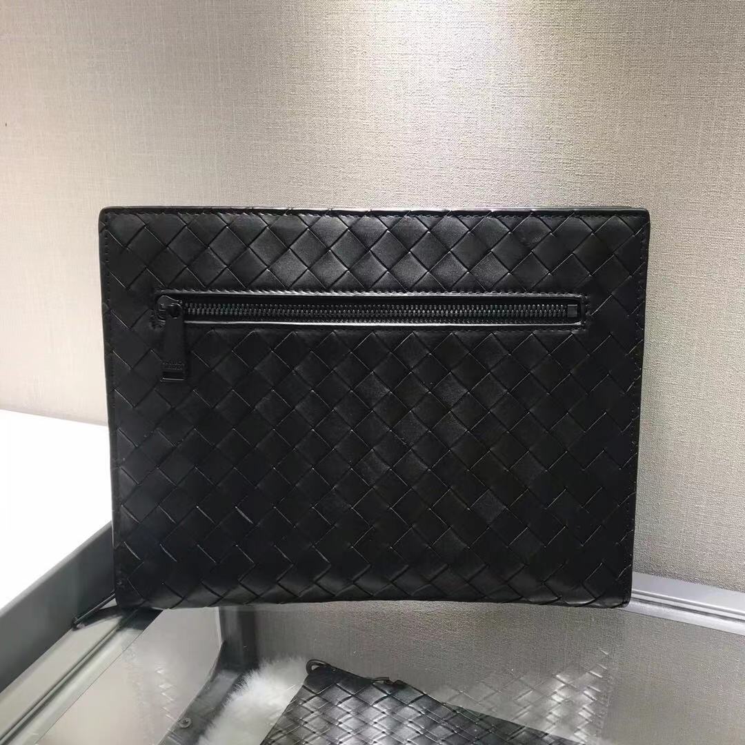 BOTTEGA VENETA 보테가베네타 클러치 은장,블랙