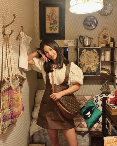 11위 [배우 기은세] LOUIS VUITTON 루이비통 모노그램 루프 호보백 M46311