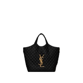 SAINT LAURENT 생로랑 퀼팅 맥시 쇼핑백 토트백 698651
