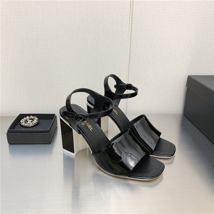 CHANEL 샤넬 여성용 샌들 (굽높이7.5CM)(2색상) C90099