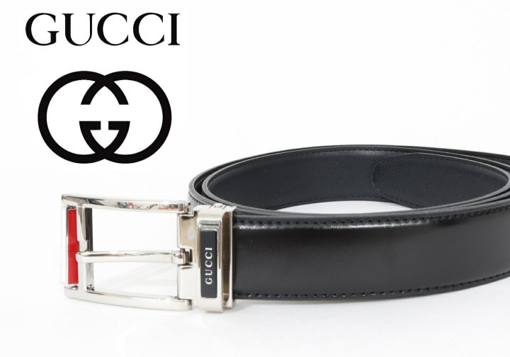 GUCCI 구찌 스틸핀 버클벨트