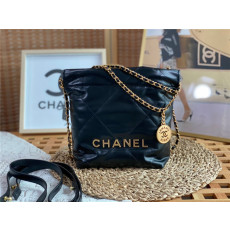 CHANEL 샤넬 샤이니 카프스킨 골드메탈 핸드백 미니 AS3263
