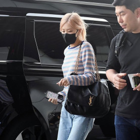 [블랙핑크 로제] SAINT LAURENT 생로랑 제이미 라지 숄더백 Y515822