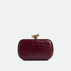 BOTTEGA VENETA 보테가 베네타 여성 레드 파우치