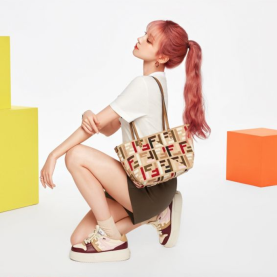 FENDI 펜디 남녀공용 매치 FF 스니커즈