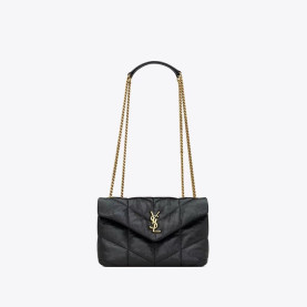 SAINT LAURENT 생로랑 여성 루루 푸퍼 퀄팅 체인백