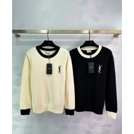 SAINT LAURENT 생로랑 기본 니트 (2컬러)